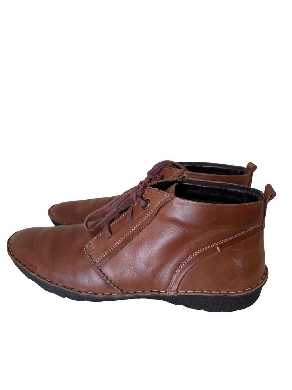 Pikolinos Boots Men’s Brown Leather Men’s SZ 45 US  11.5-12  Lace Up Ankle - Picture 3 of 9